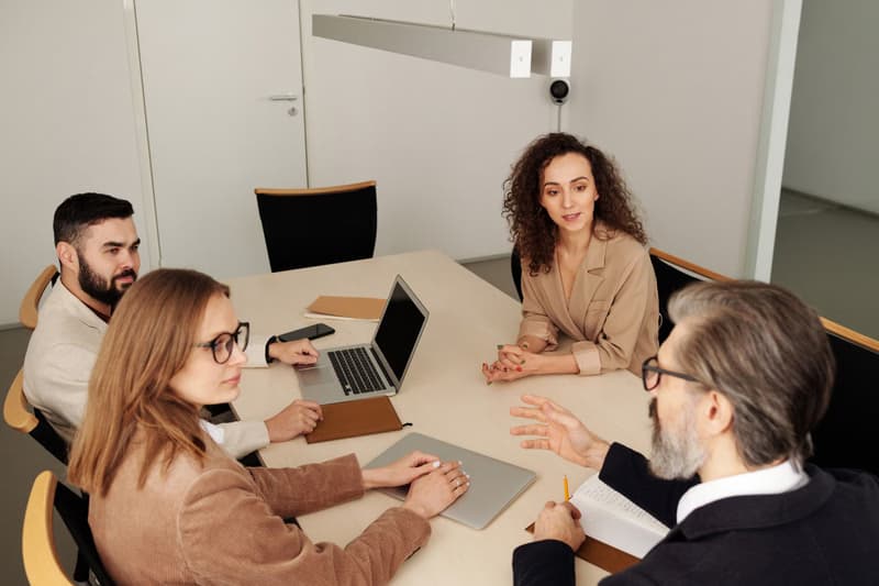 Business consultancy meeting